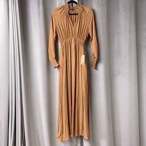 Savannah 7 Rust / Camel Maxi Dress